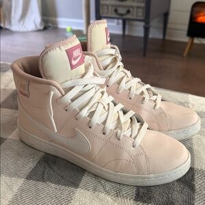 Nike Women's High-Top Sneakers - Light Pink